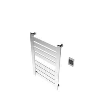 Amba Products V2337B Vega 8-Panel Hardwired Towel Warmer - 3.625 x 23.375 x 39.25 in. - Brushed Finish