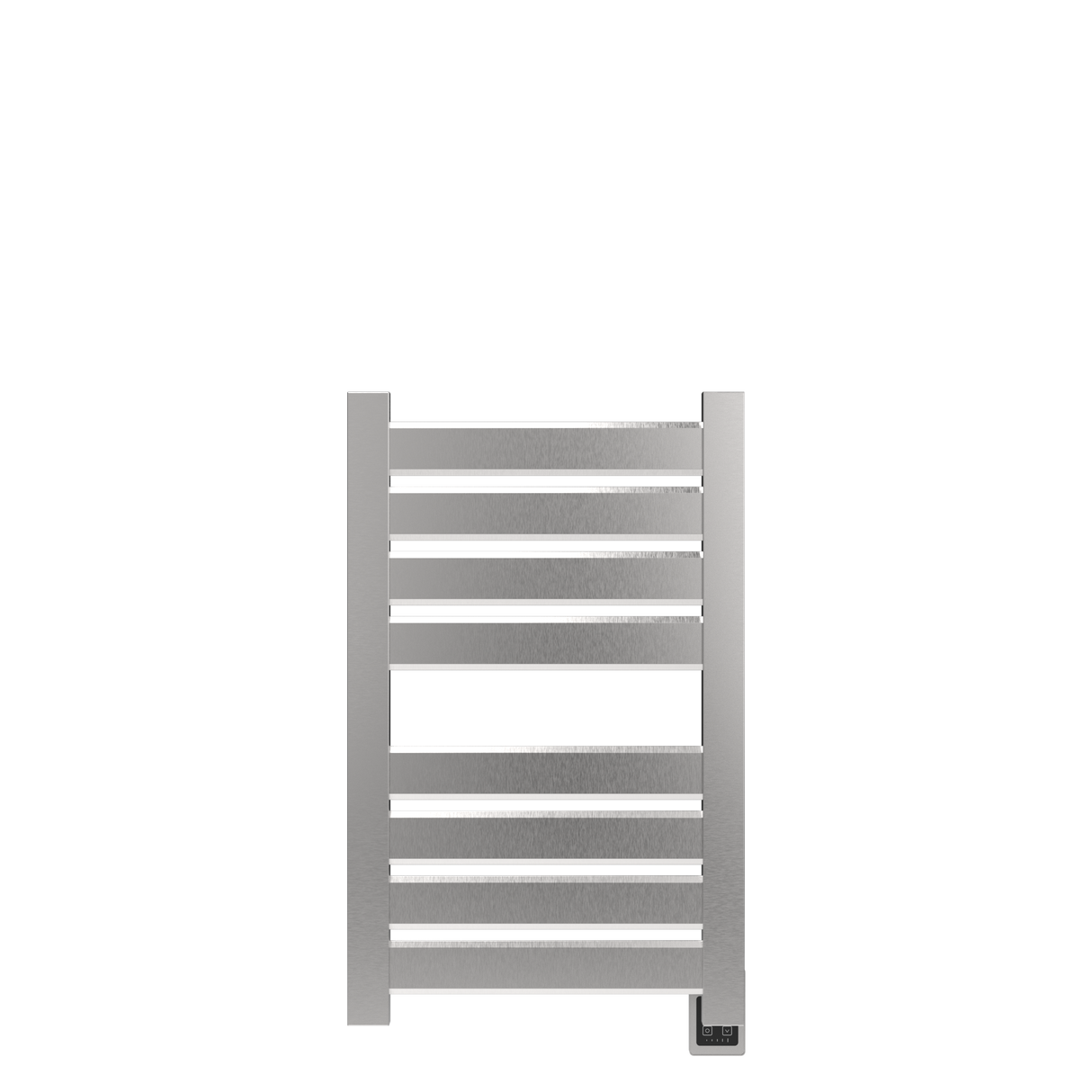 Amba Products V2337B Vega 8-Panel Hardwired Towel Warmer - 3.625 x 23.375 x 39.25 in. - Brushed Finish