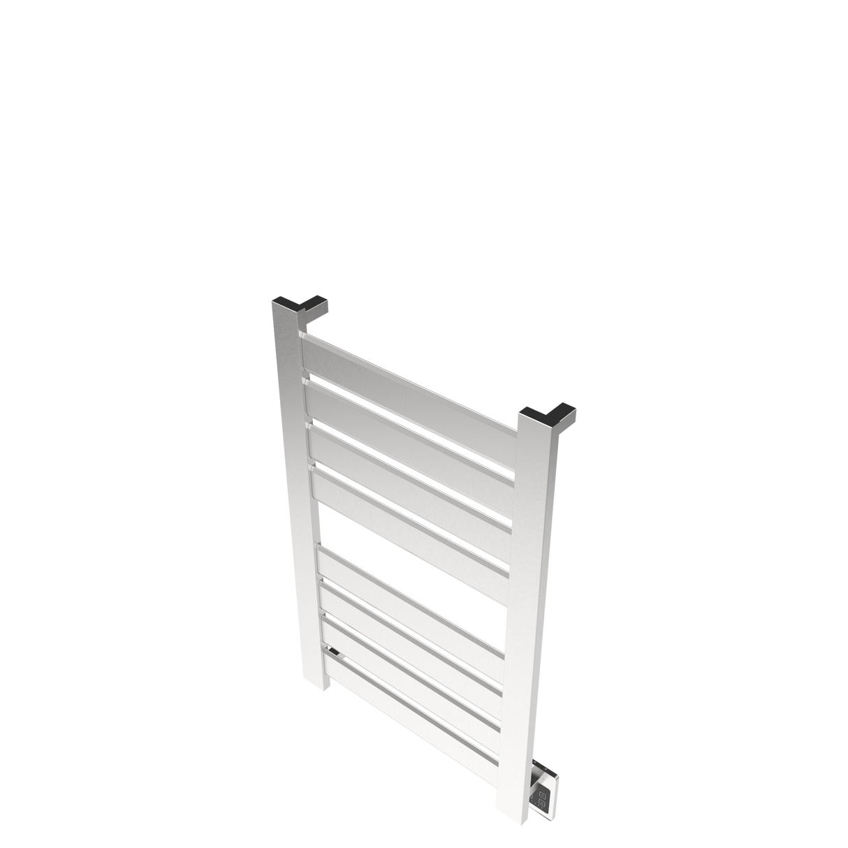Amba Products V2337B Vega 8-Panel Hardwired Towel Warmer - 3.625 x 23.375 x 39.25 in. - Brushed Finish