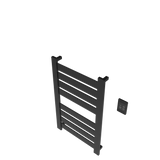 Amba Products V2337MB Vega 8-Panel Hardwired Towel Warmer - 3.625 x 23.375 x 39.25 in. - Matte Black Finish