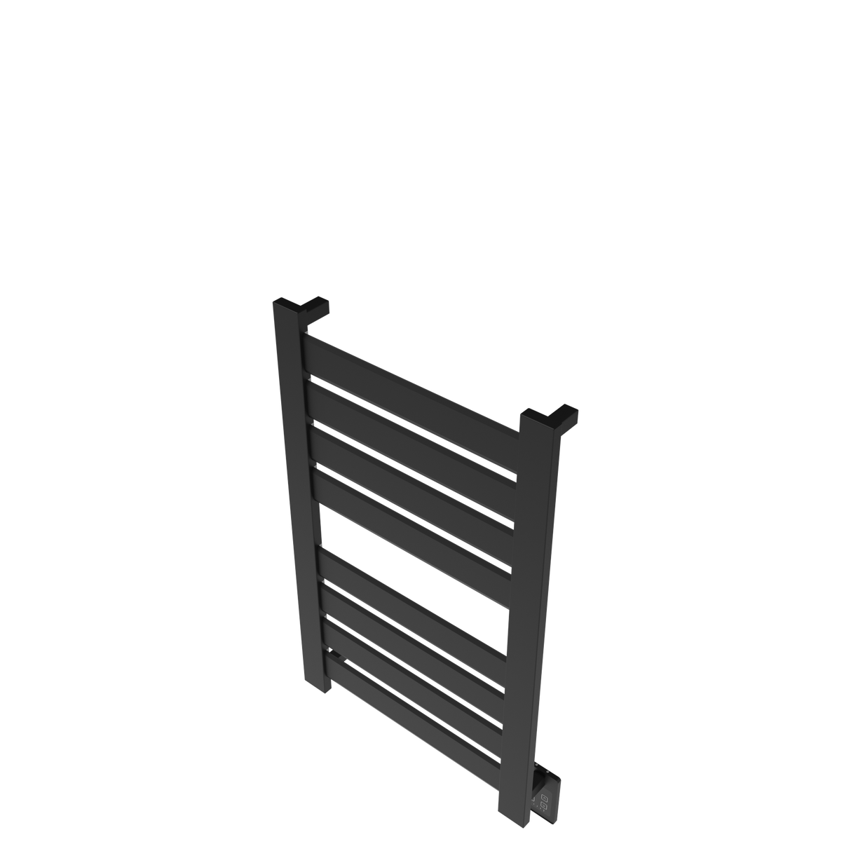 Amba Products V2337MB Vega 8-Panel Hardwired Towel Warmer - 3.625 x 23.375 x 39.25 in. - Matte Black Finish