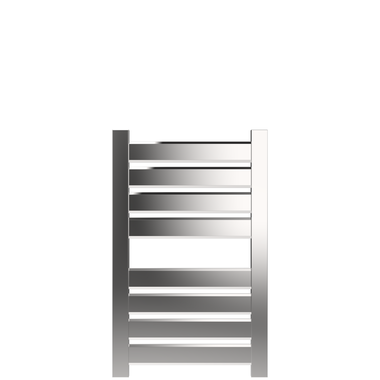 Amba Products V2337P Vega 8-Panel Hardwired Towel Warmer - 3.625 x 23.375 x 39.25 in. - Polished Finish