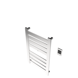 Amba Products V2337P Vega 8-Panel Hardwired Towel Warmer - 3.625 x 23.375 x 39.25 in. - Polished Finish