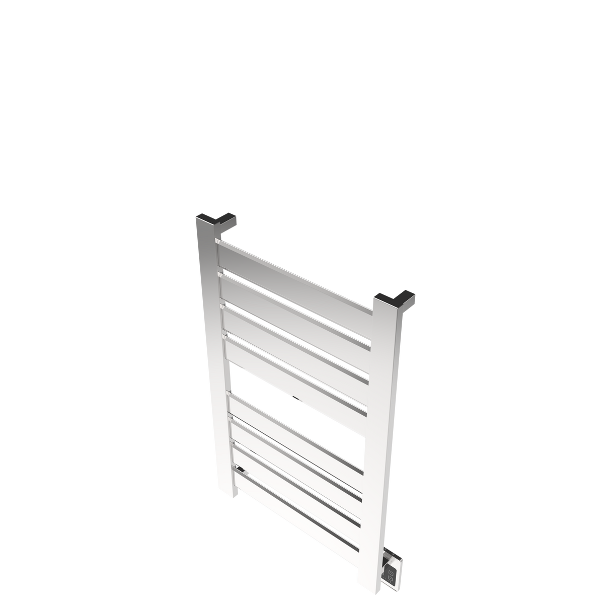 Amba Products V2337P Vega 8-Panel Hardwired Towel Warmer - 3.625 x 23.375 x 39.25 in. - Polished Finish