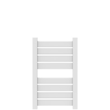 Amba Products V2337W Vega 8-Panel Hardwired Towel Warmer - 3.625 x 23.375 x 39.25 in. - White Finish