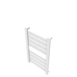 Amba Products V2337W Vega 8-Panel Hardwired Towel Warmer - 3.625 x 23.375 x 39.25 in. - White Finish