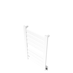 Amba Products V2337W Vega 8-Panel Hardwired Towel Warmer - 3.625 x 23.375 x 39.25 in. - White Finish
