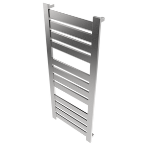 Amba Products V2356B Vega 12-Panel Hardwired Towel Warmer - 3.625 x 23.375 x 58 in. - Brushed Finish