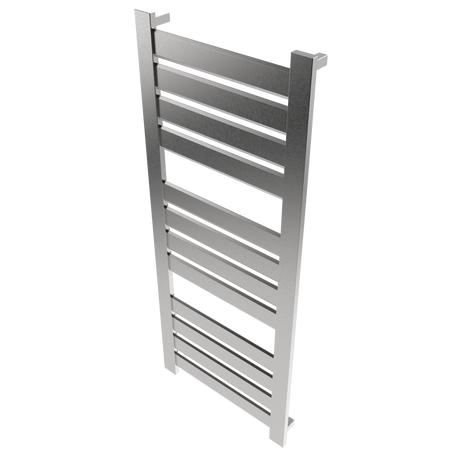 Amba Products V2356B Vega 12-Panel Hardwired Towel Warmer - 3.625 x 23.375 x 58 in. - Brushed Finish