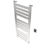 Amba Products V2356B Vega 12-Panel Hardwired Towel Warmer - 3.625 x 23.375 x 58 in. - Brushed Finish
