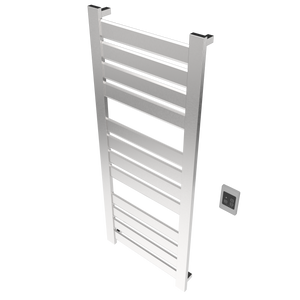 Amba Products V2356B Vega 12-Panel Hardwired Towel Warmer - 3.625 x 23.375 x 58 in. - Brushed Finish