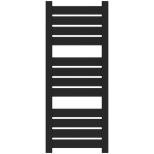 Amba Products V2356MB Vega 12-Panel Hardwired Towel Warmer - 3.625 x 23.375 x 58 in. - Matte Black Finish