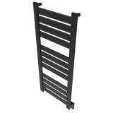 Amba Products V2356MB Vega 12-Panel Hardwired Towel Warmer - 3.625 x 23.375 x 58 in. - Matte Black Finish