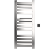 Amba Products V2356P Vega 12-Panel Hardwired Towel Warmer - 3.625 x 23.375 x 58 in. - Polished Finish