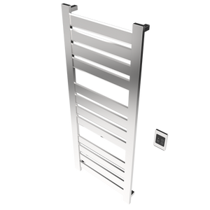 Amba Products V2356P Vega 12-Panel Hardwired Towel Warmer - 3.625 x 23.375 x 58 in. - Polished Finish