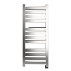 Amba Products V2356P Vega 12-Panel Hardwired Towel Warmer - 3.625 x 23.375 x 58 in. - Polished Finish
