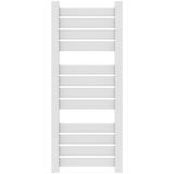 Amba Products V2356W Vega 12-Panel Hardwired Towel Warmer - 3.625 x 23.375 x 58 in. - White Finish