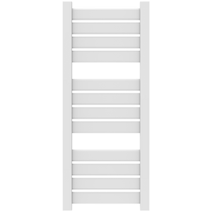 Amba Products V2356W Vega 12-Panel Hardwired Towel Warmer - 3.625 x 23.375 x 58 in. - White Finish