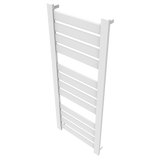 Amba Products V2356W Vega 12-Panel Hardwired Towel Warmer - 3.625 x 23.375 x 58 in. - White Finish