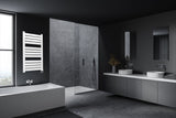 Amba Products V2356W Vega 12-Panel Hardwired Towel Warmer - 3.625 x 23.375 x 58 in. - White Finish