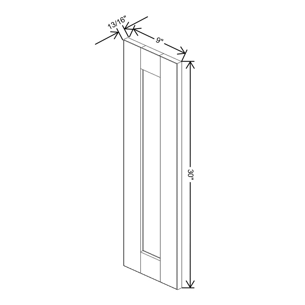 Dove " Wide × " High Wall Cabinet - J&K Cabinetry