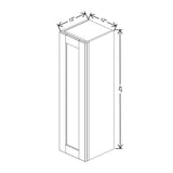Dove 12" Wide × 42" High Wall Cabinet - J&K Cabinetry