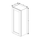 Charcoal 18" Wide × 42" High Wall Cabinet - J&K Cabinetry