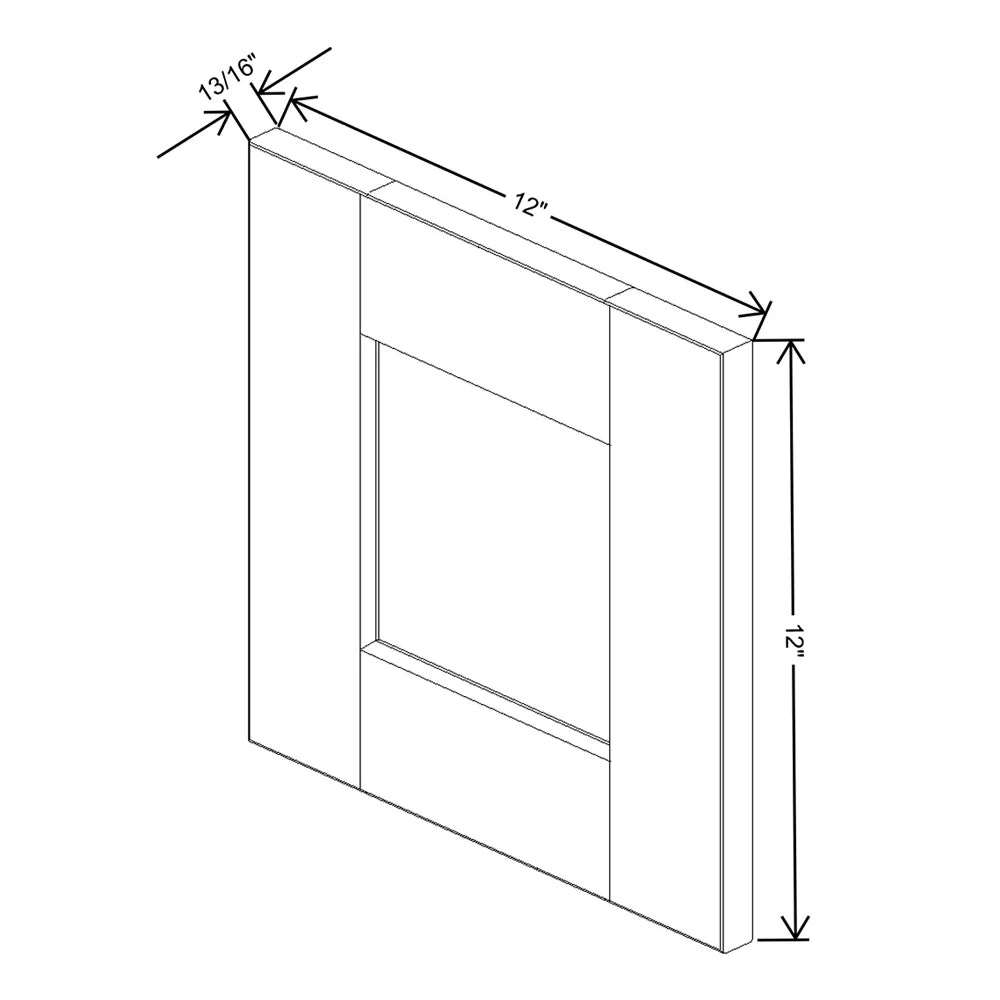 Dove " Wide × " High Wall Cabinet - J&K Cabinetry