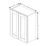 Dove 24" Wide × 30" High Wall Cabinet - J&K Cabinetry