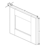 Dove " Wide × " High Wall Cabinet - J&K Cabinetry