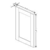 Charcoal " Wide × " High Wall Cabinet - J&K Cabinetry