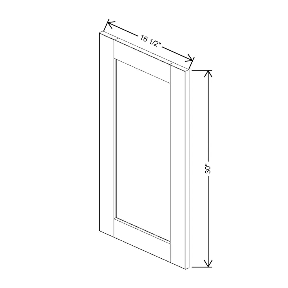 Dove " Wide × " High Wall Cabinet - J&K Cabinetry
