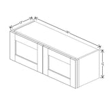 Sage " Wide × " High Wall Cabinet - J&K Cabinetry