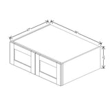 Sage " Wide × " High Wall Cabinet - J&K Cabinetry