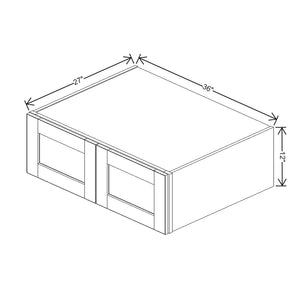 Crème Glazed " Wide × " High Wall Cabinet - J&K Cabinetry