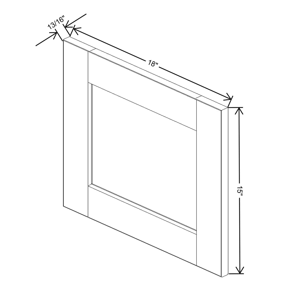 Sage " Wide × " High Wall Cabinet - J&K Cabinetry