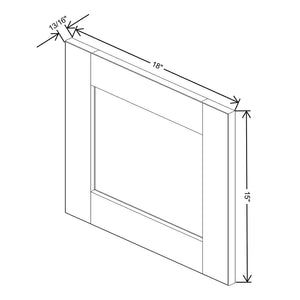 Greige " Wide × " High Wall Cabinet - J&K Cabinetry