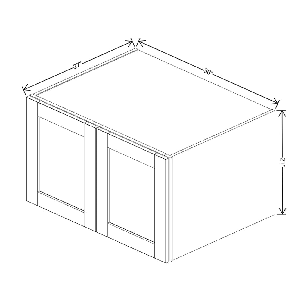 Dove " Wide × " High Wall Cabinet - J&K Cabinetry