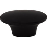 Top Knobs M1233 Oval Knob 1 1/2" - Flat Black