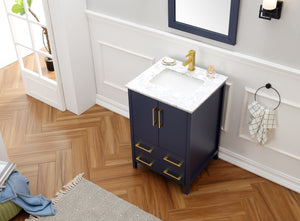 Legion Furniture 24" SOLID WOOD SINK VANITY WITH MIRROR-NO FAUCET  WA7924-B