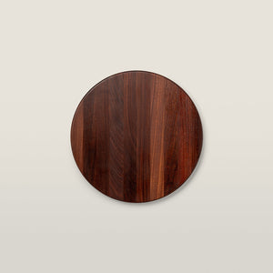John Boos WAL-R18 Large Walnut Wood Cutting Board for Kitchen Prep 18 Inches Diameter, 1.5 Thick Reversible End Grain Round Charcuterie Block 18DIAX1.5 WAL-EDGE GR-REV-BRANDED