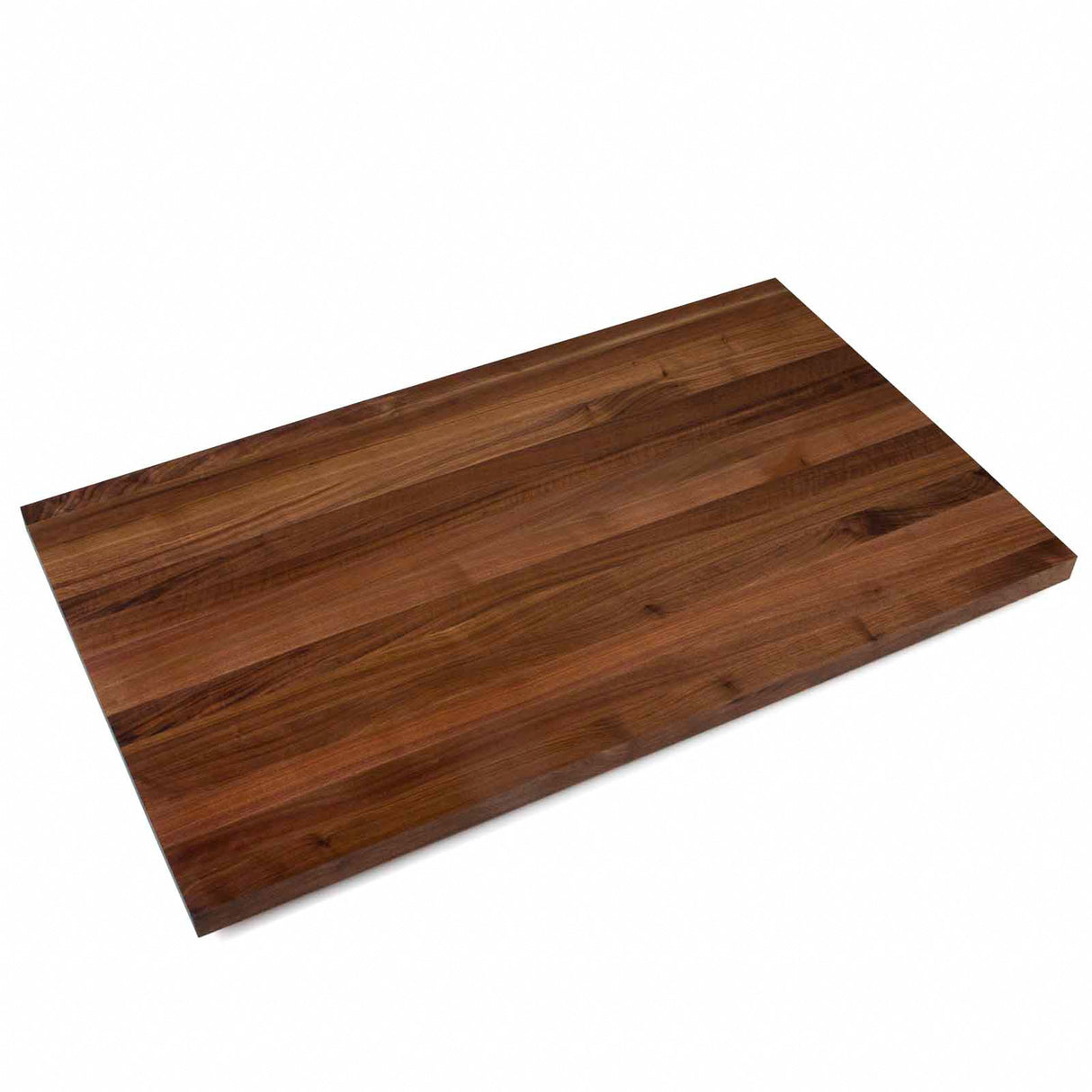 John Boos WALKCT2-3627-O Edge-Grain Walnut Butcher Block Countertop - 2-1/4" Thick, 36"L x 27"W, Natural Oil