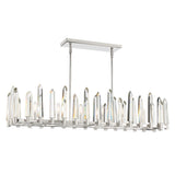 Watson 6 Light Polished Nickel Linear Chandelier WAT-B2006-PN