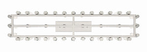 Watson 6 Light Polished Nickel Linear Chandelier WAT-B2006-PN