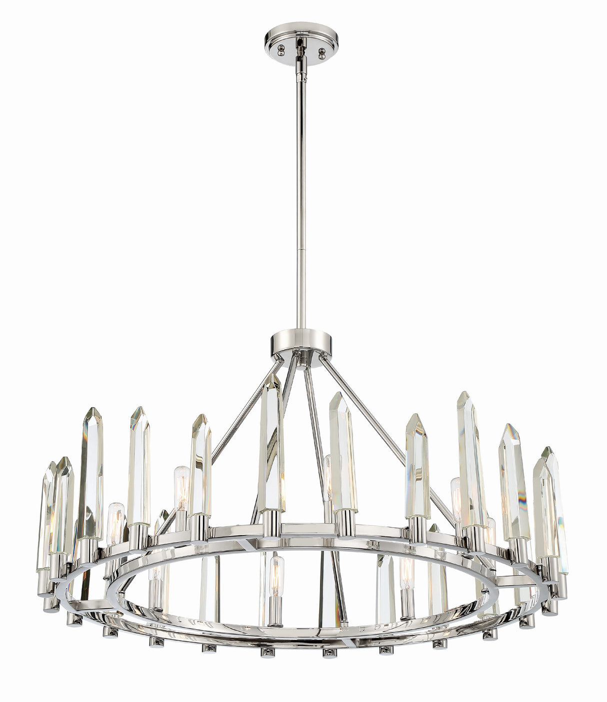 Watson 8 Light Polished Nickel Chandelier WAT-B2008-PN