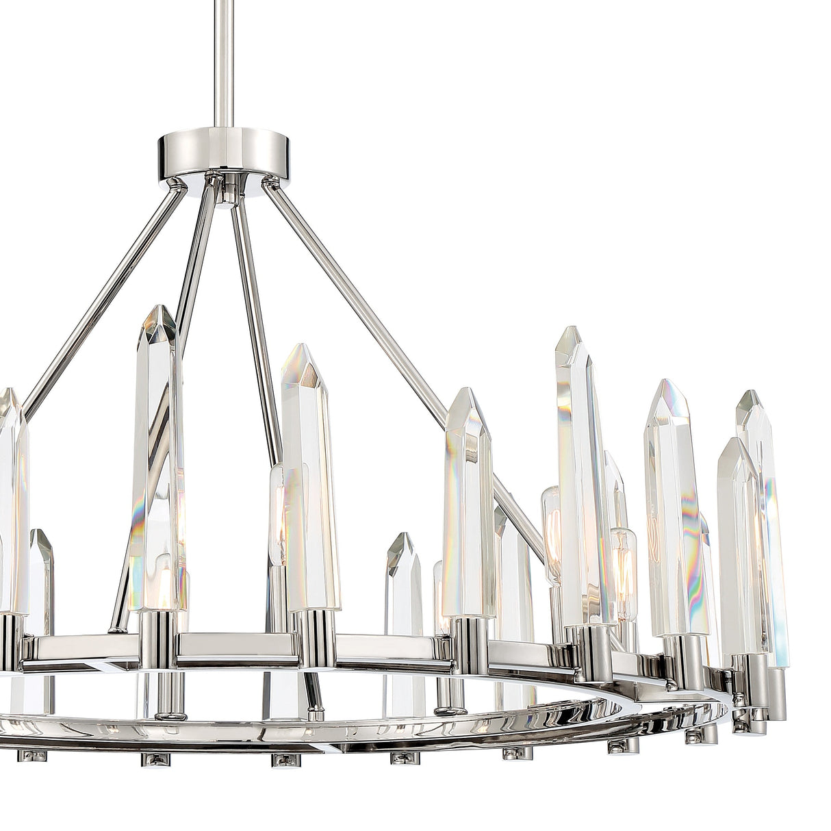 Watson 8 Light Polished Nickel Chandelier WAT-B2008-PN