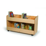 Whitney Brothers Eight Section Mobile Book Organizer - WB0296