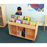 Whitney Brothers Mobile Book Storage Island - WB0383