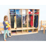 Whitney Brothers Nature View Five Section Coat Locker - WB0852