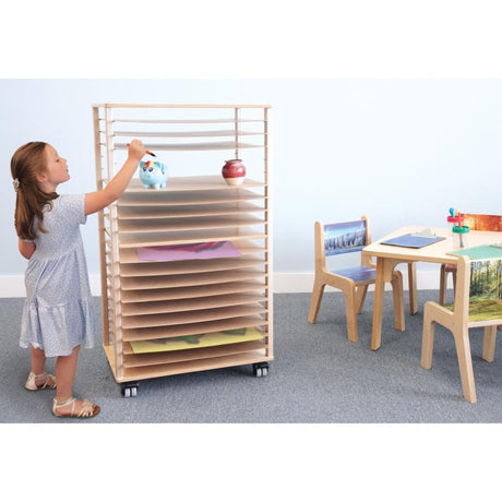 Whitney Brothers Mobile Art Drying Rack - WB0878